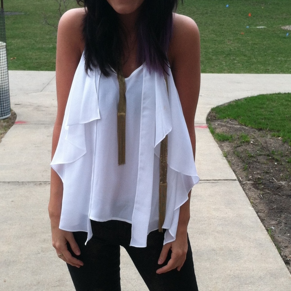 Ruffled 4 Tier Racerback Swing Tank - Picture 3 of 12